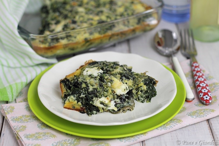 Gratin di spinaci