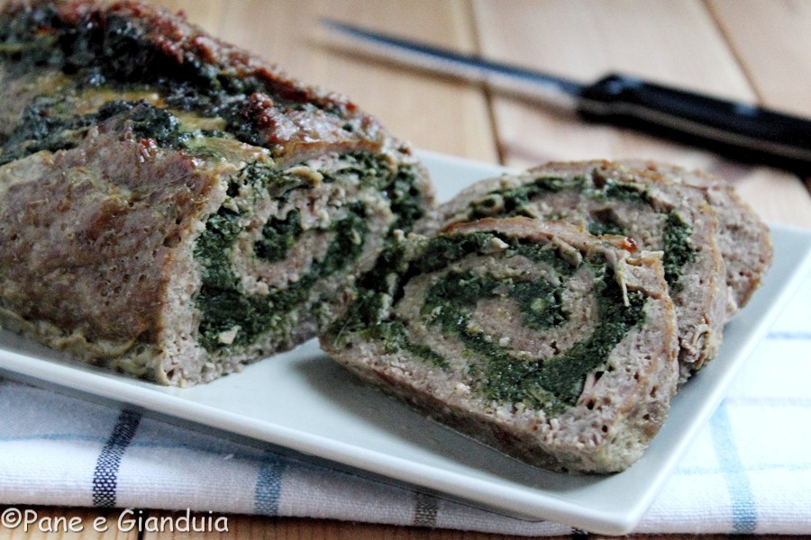 Polpettone con erbette e mortadella ai pistacchi