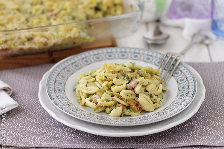 Cavatelli gratinati con zucchine