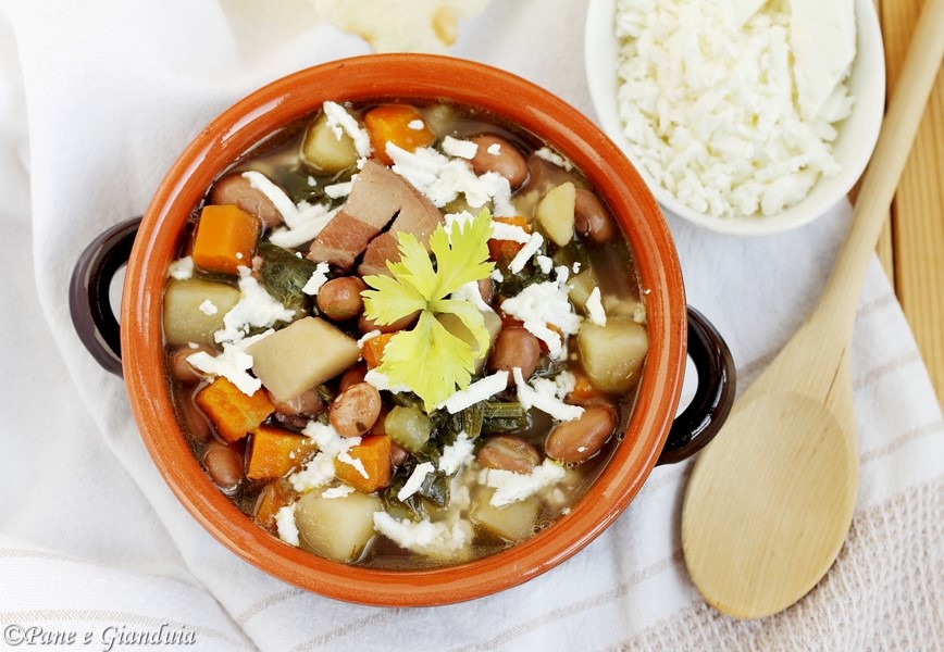 Minestrone sardo con casu fisciu