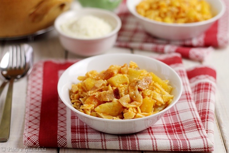 Pasta e patate del montanaro