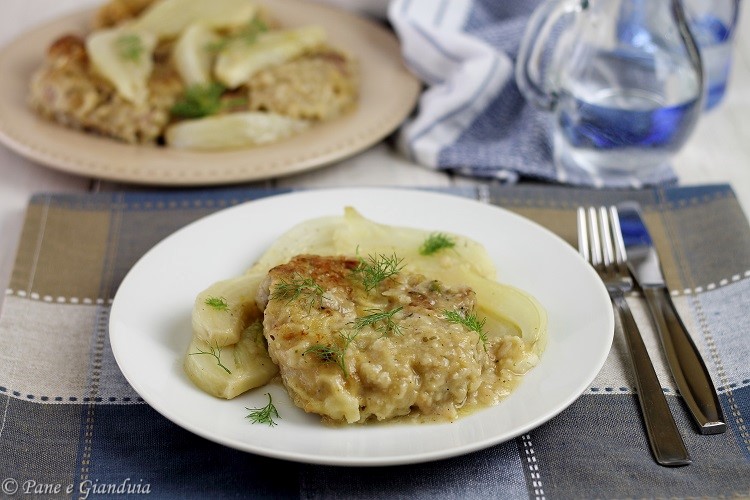 Ossibuchi di tacchino con crema di finocchi