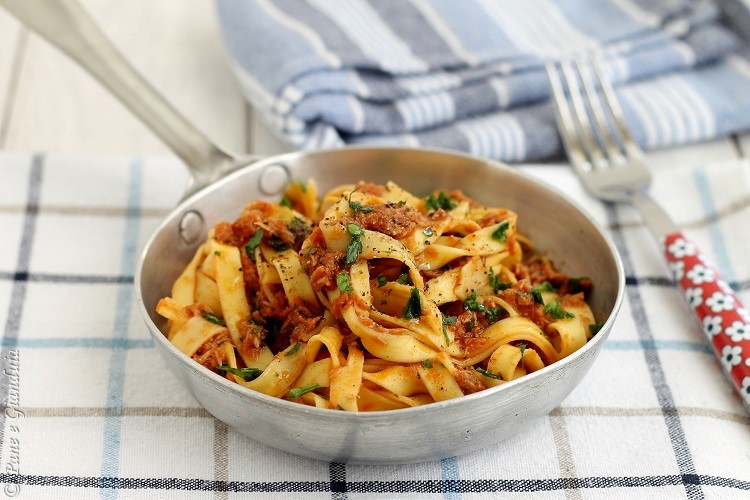 Fettuccine romane alla carrettiera