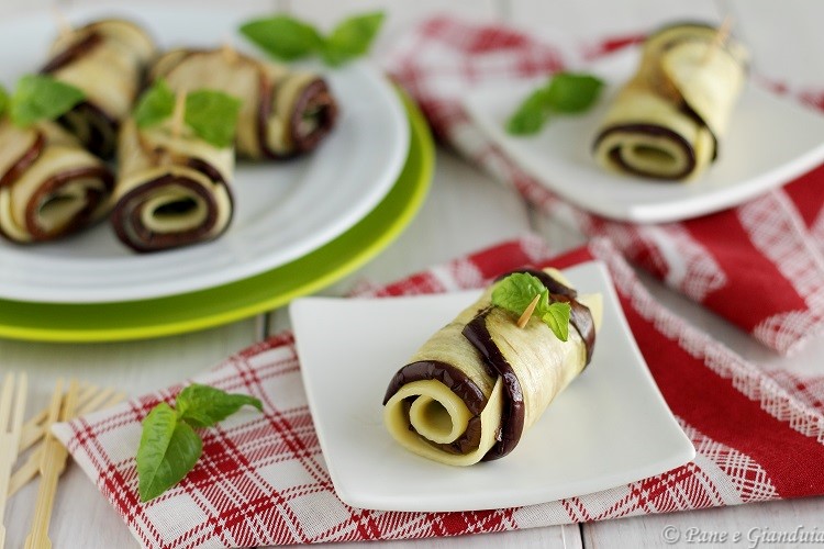 Rotolini di melanzane grigliate