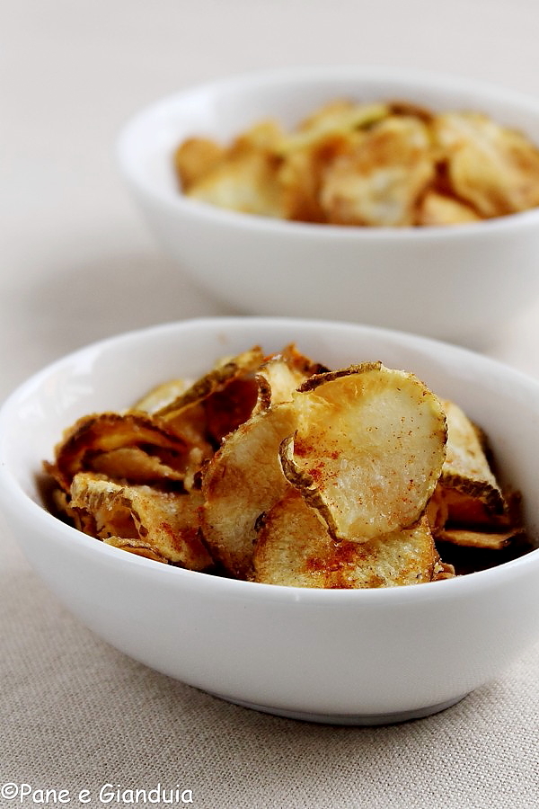 Chips speziate di topinambour
