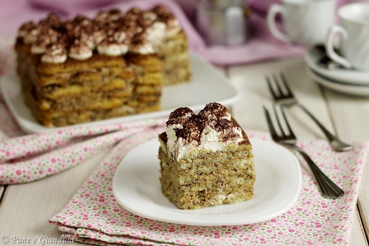 Semifreddo con diplomatica al caffè