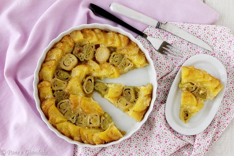 Sformato di porri e patate