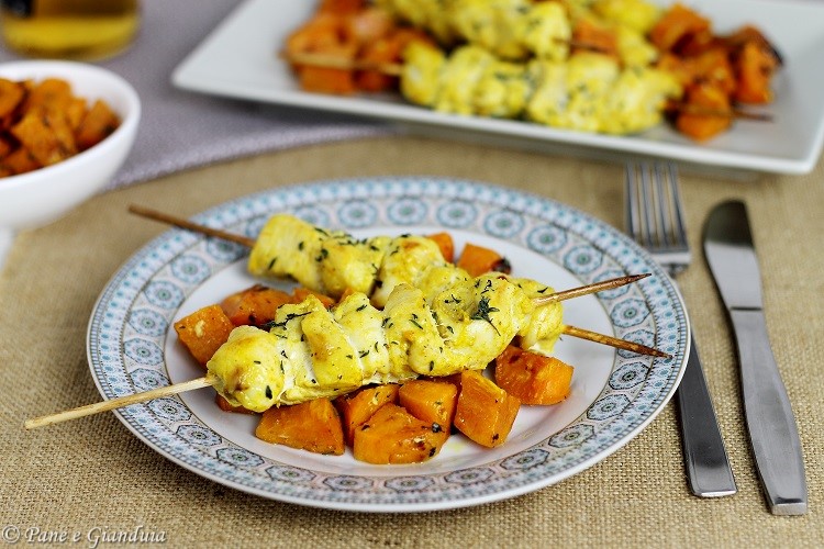 Spiedini di pollo agli agrumi