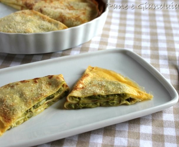 Crespelle con asparagi
