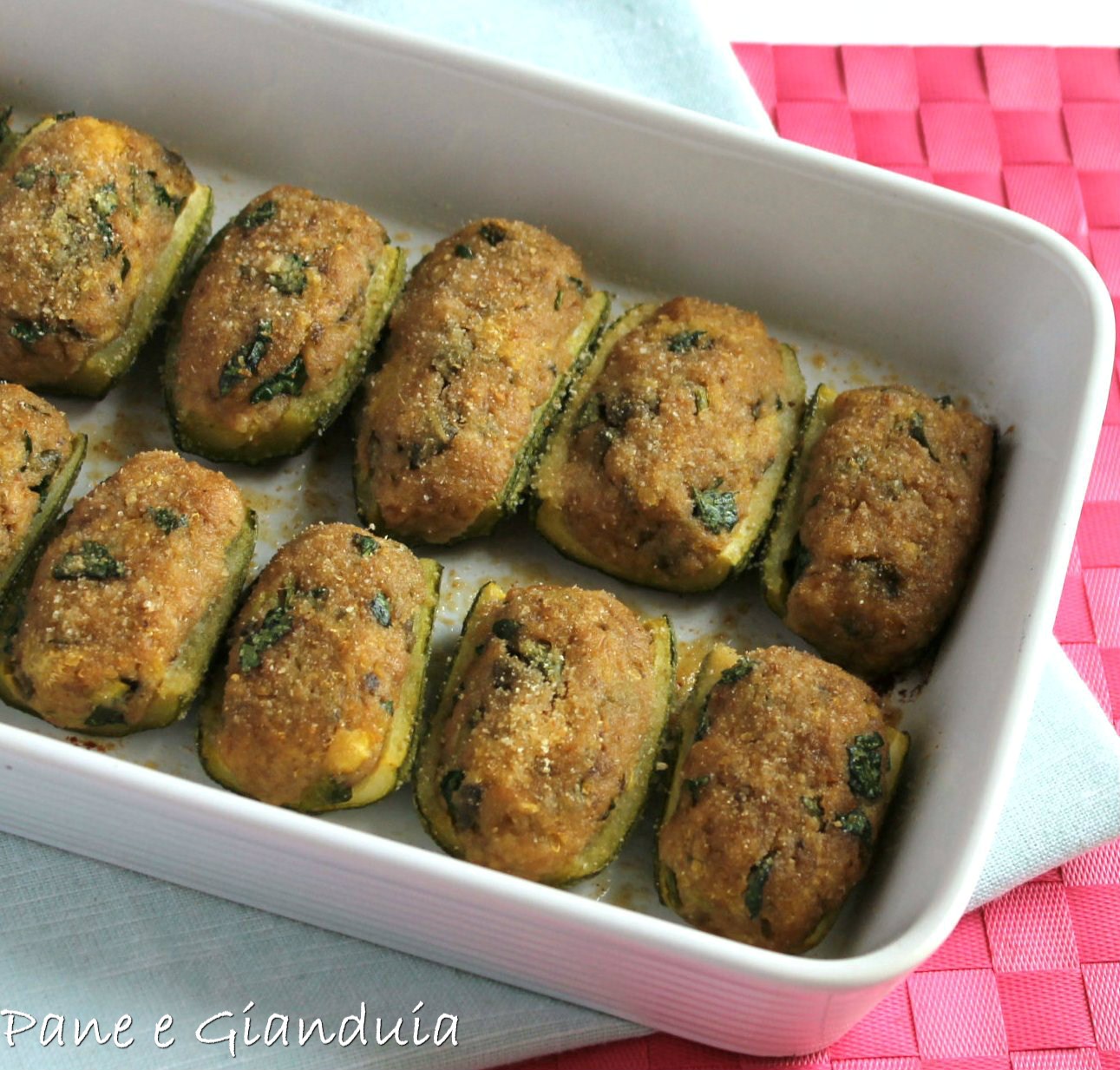 Zucchine ripiene al tonno