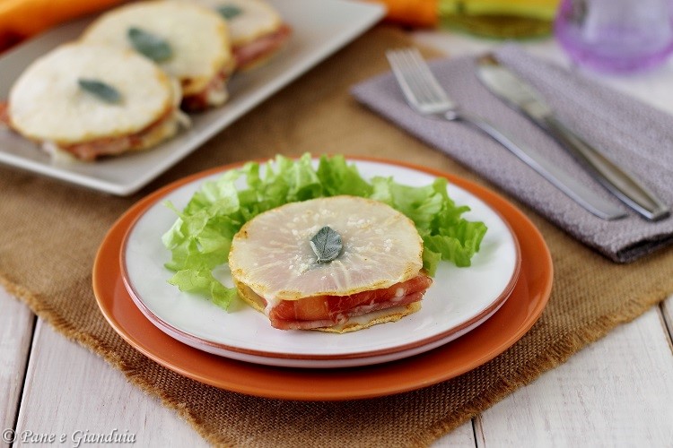 Sedano rapa con prosciutto e provola