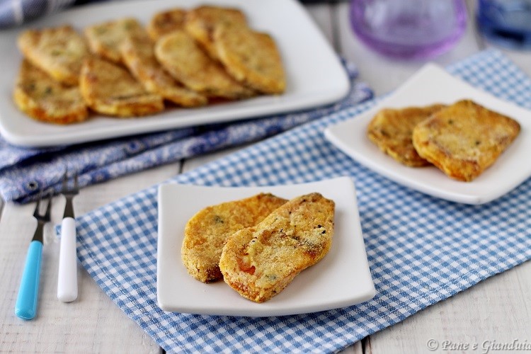 Zucca panata al forno