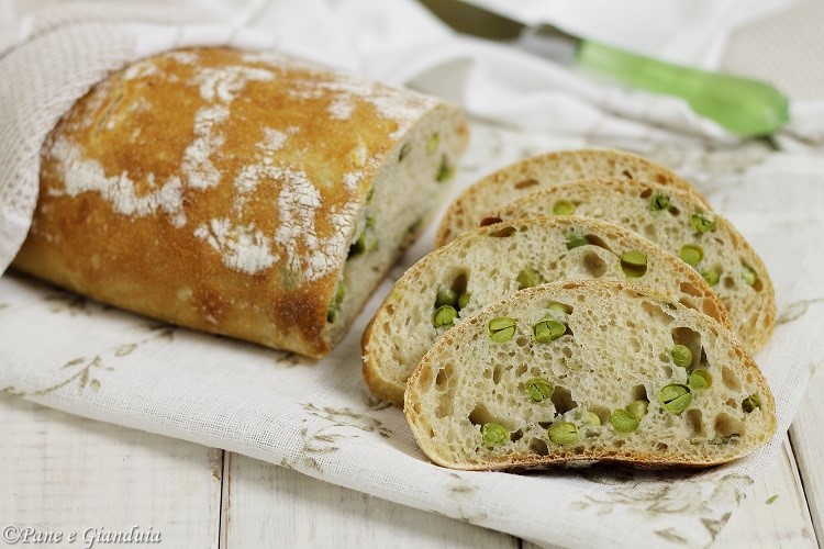 Filoncino di farina 1 ai piselli
