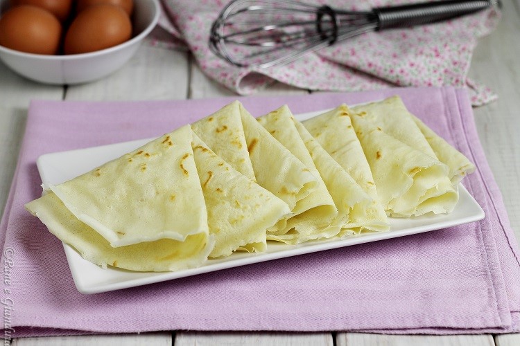 Crepes di albumi