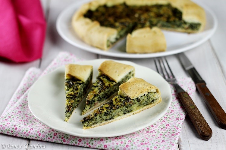 Torta salata di spinaci