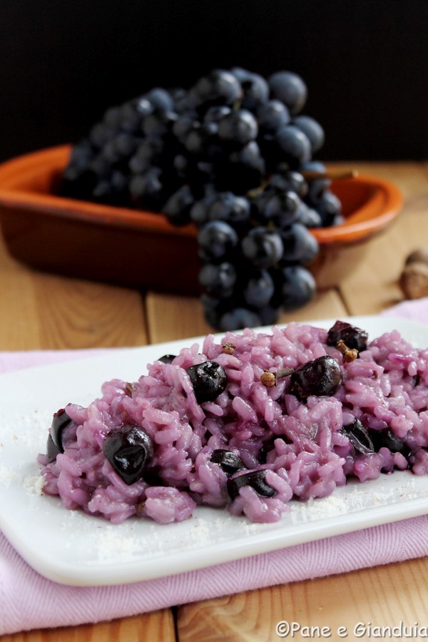 Risotto all’uva barbera
