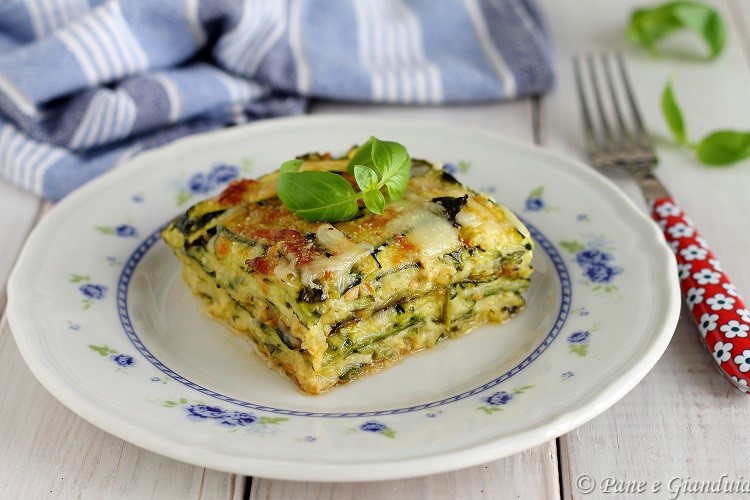 Parmigiana bianca di zucchine