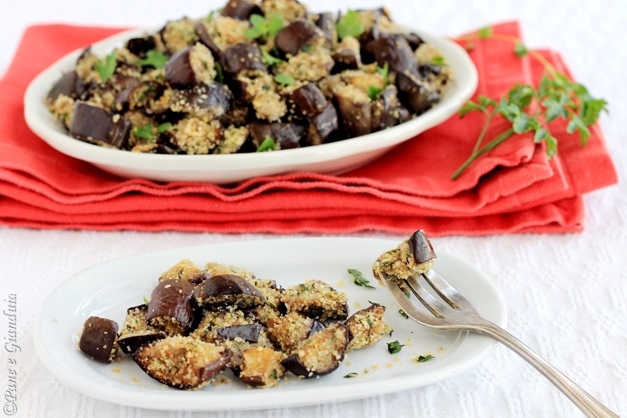Tocchetti di melanzane al gratin