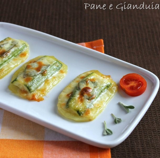 Saltimbocca di patate e zucchine