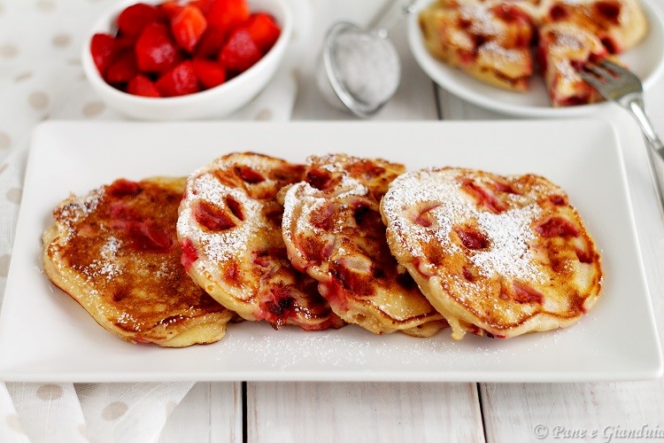 Pancakes alle fragole