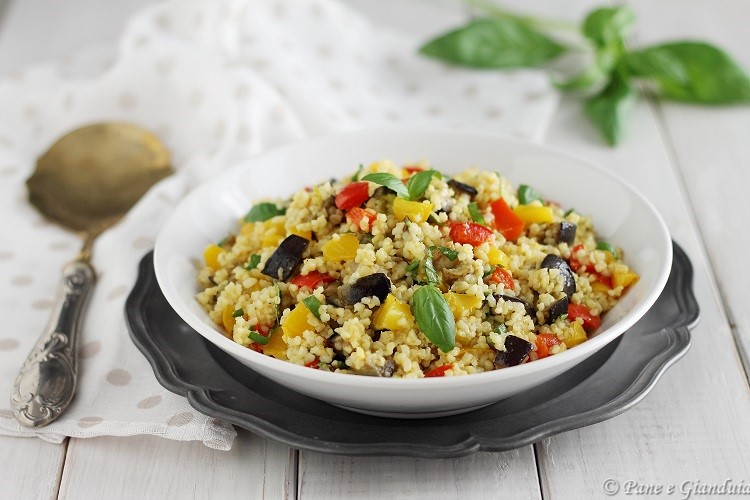 Insalata di bulgur e verdure