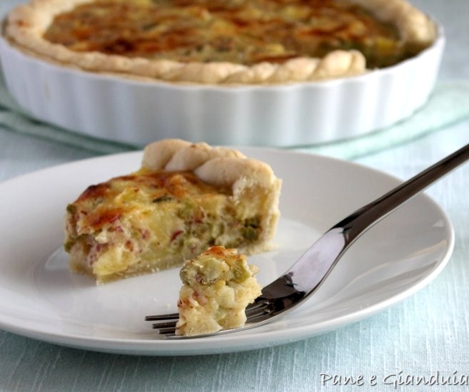 Torta salata con broccoli e patate