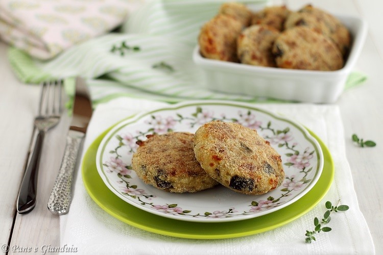Polpette di melanzane e riso