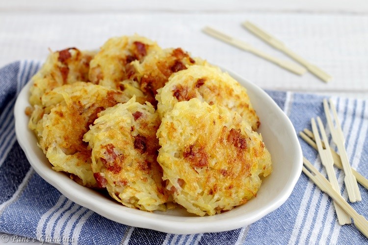 Rosti di patate con pancetta affumicata
