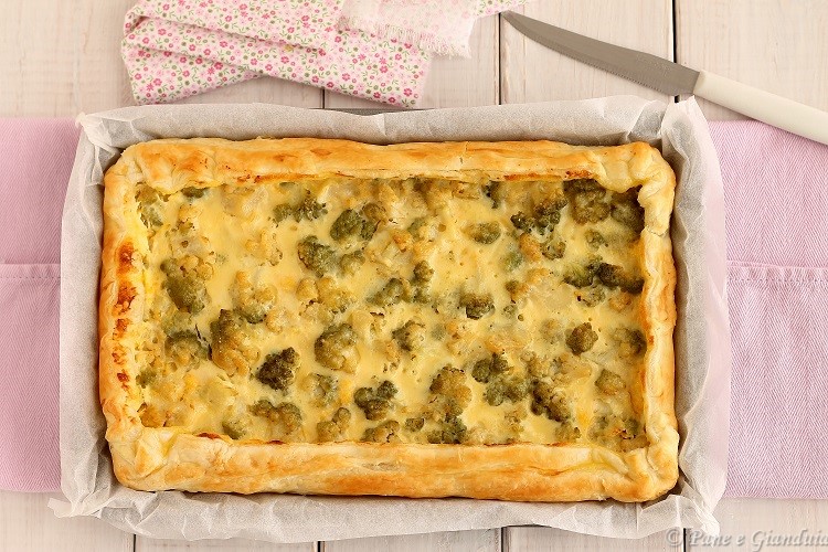 Torta salata di zucca e broccoli