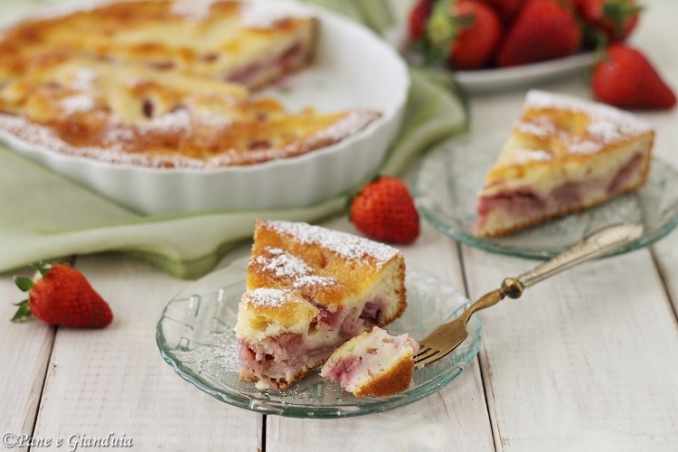 Clafoutis alle fragole