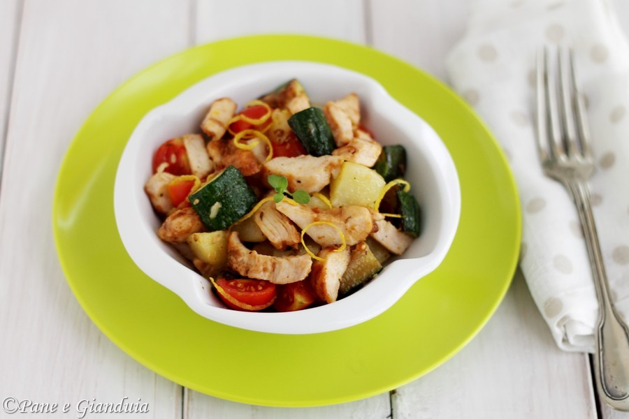 Insalata di pollo arrosto