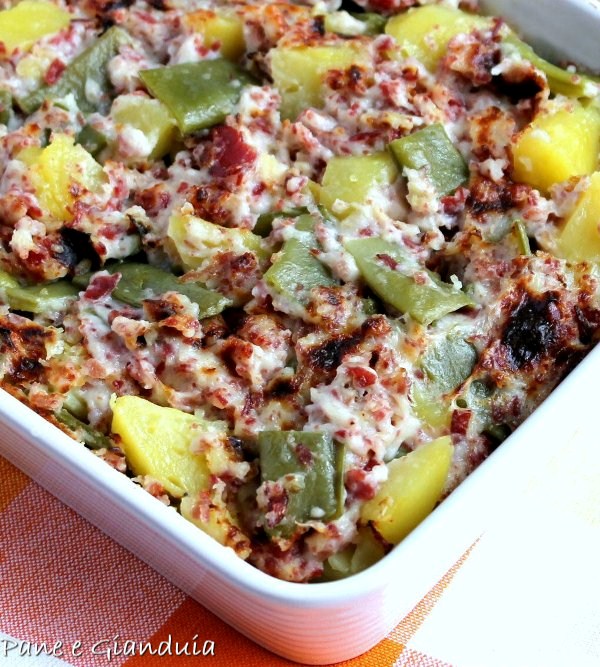 Piattoni e patate ai salumi