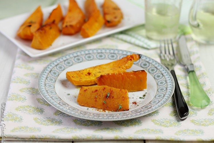 Zucca infornata in agrodolce