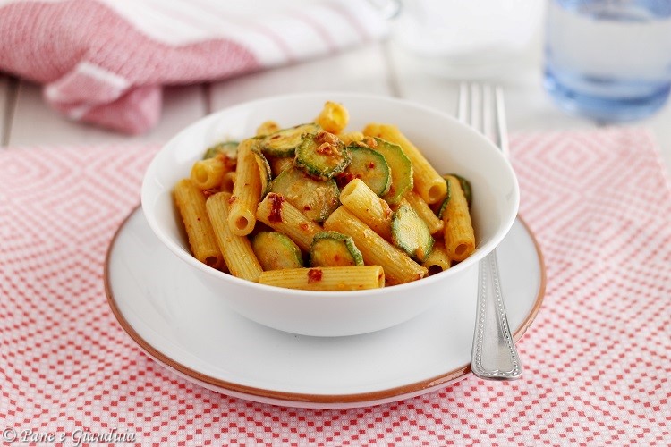 Sedanini con zucchine e nduja
