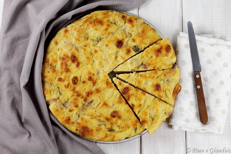 Focaccia con cipolle di Tropea