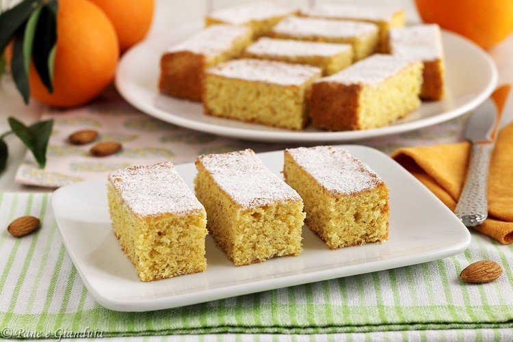 Torta all’arancia e mandorle