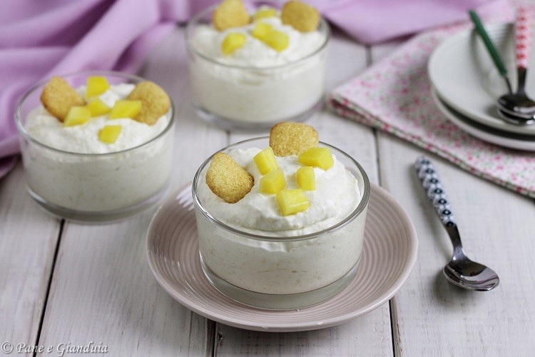 Mousse di mango